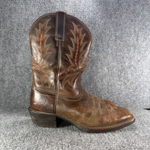 Ariat Other - Ariat Cowboy Boots Mens 8 EE Wide Brown Leather Sport Outfitter Western Square